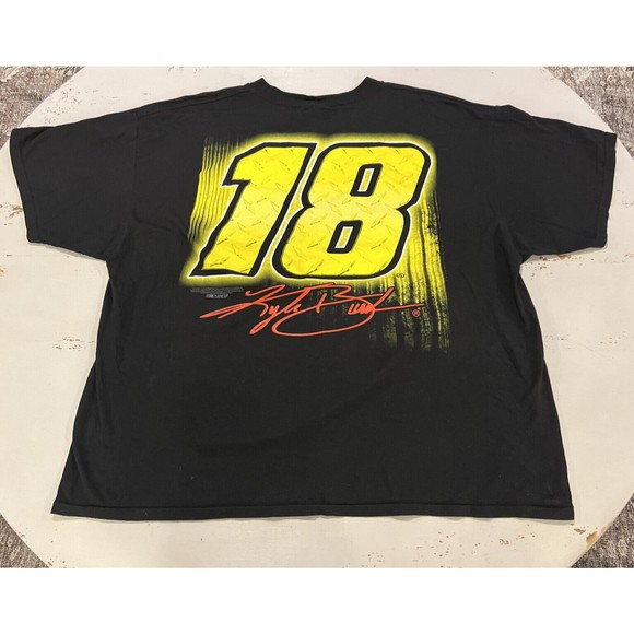 Kyle Busch XXL 2011 Tee Nascar #18 Suspended Racing Champion M&M Car Logo 2 side - Picture 5 of 16